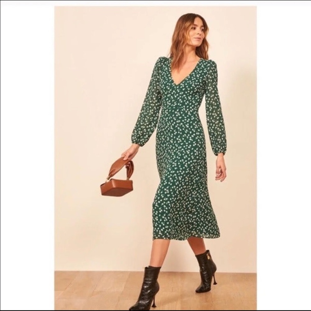 Reformation Joy Midi Dress in Annette Print